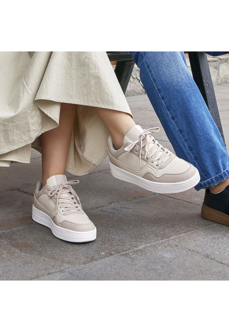 Zapatilla Mujer Inna 131601 Beige-2
