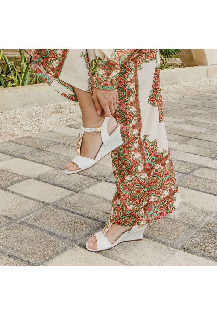 Sandalia Mujer Gilma 128304 Blanco Flexi-1