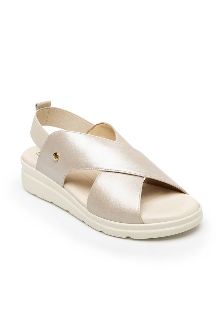 Sandalia Mujer Dariana 124201 Blanco Perla-1