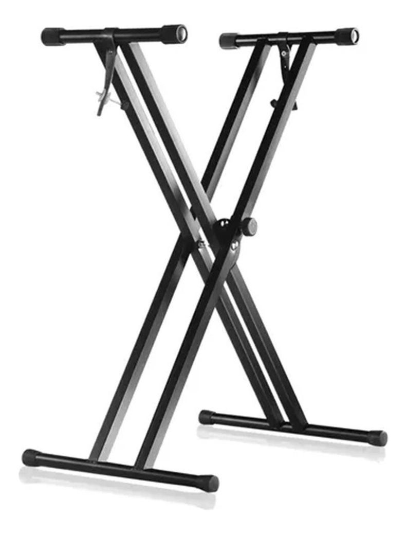 Atril Stand Para Teclados Musicales Doble 8434 Negro SONNET-0