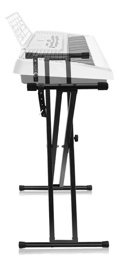 Atril Stand Para Teclados Musicales Doble 8434 Negro SONNET-2