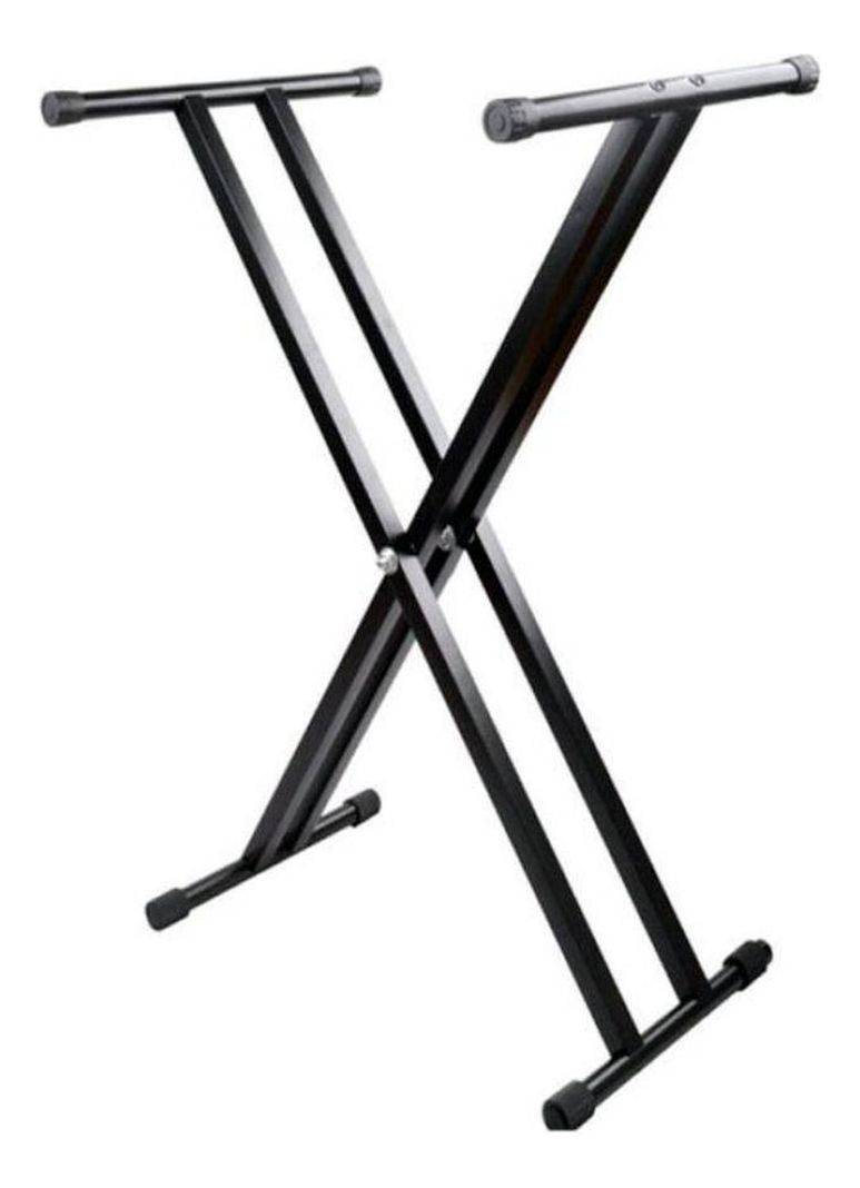 Atril Stand Para Teclados Musicales Doble 8434 Negro SONNET-4