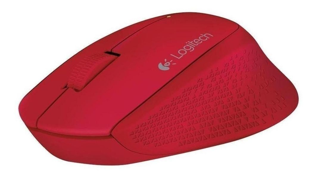 Mouse Inalámbrico Logitech M280 Rojo-1