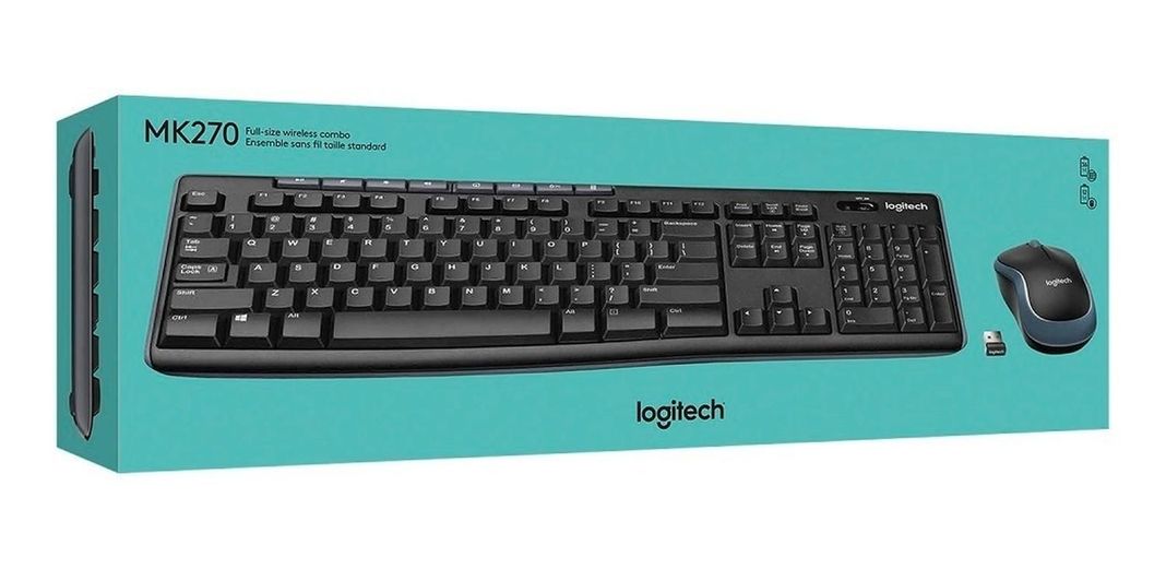 Teclado Wireless Combo Mk270 Logitech-1