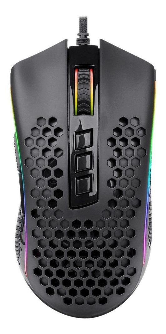 MOUSE GAMER STORM RGB M988, 16000DPI, 8 BOTONES, NEGRO REDRAGON-0
