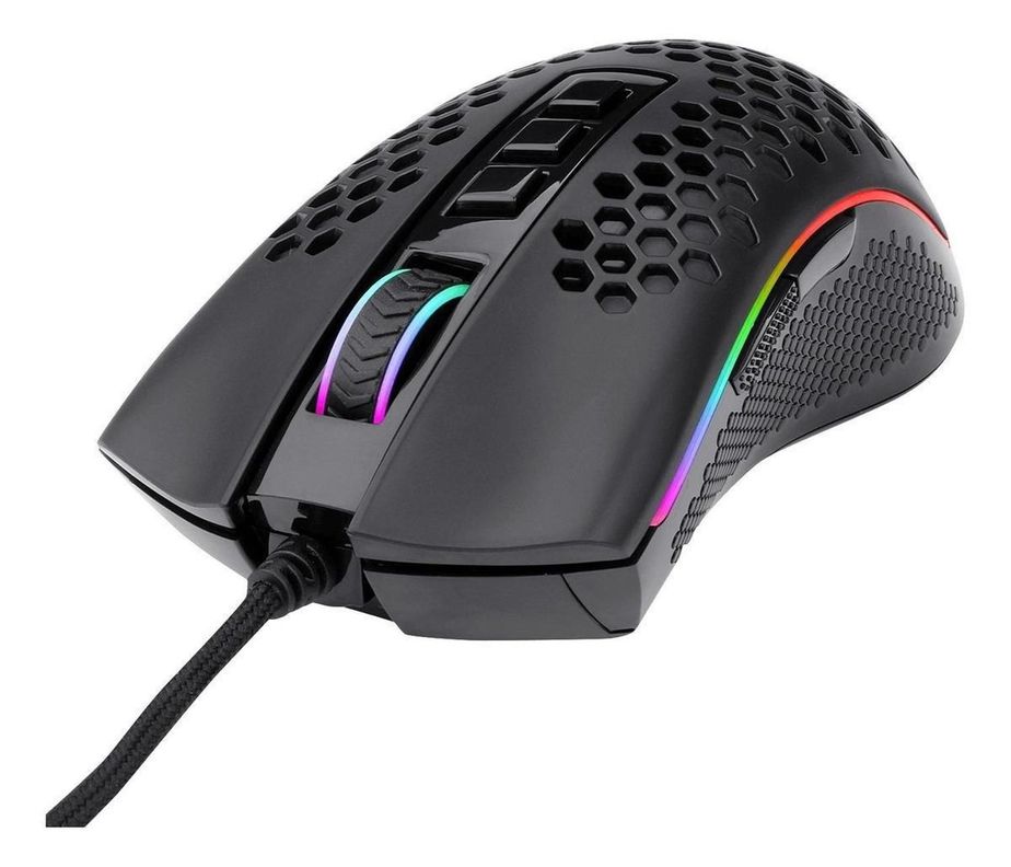 MOUSE GAMER STORM RGB M988, 16000DPI, 8 BOTONES, NEGRO REDRAGON-1