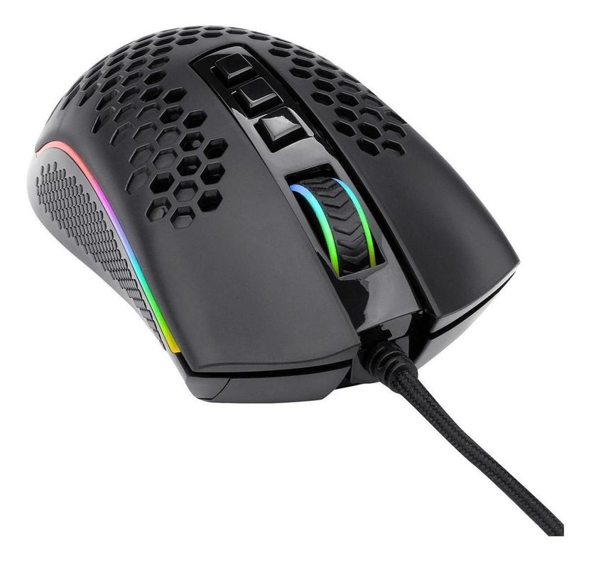 MOUSE GAMER STORM RGB M988, 16000DPI, 8 BOTONES, NEGRO REDRAGON-2