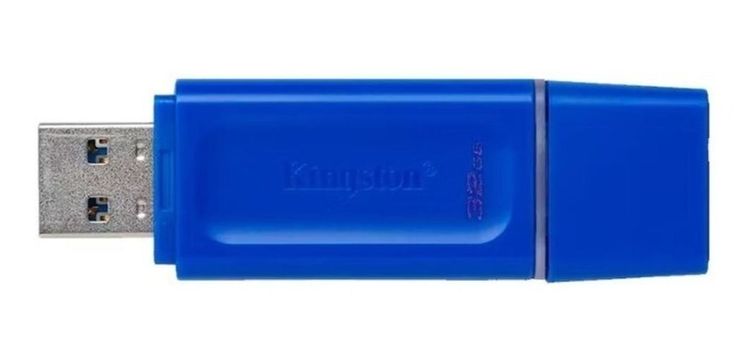 DTX/32GB PENDRIVE EXODIA 3.2 - 32GB AZUL (740617-322910) KINGSTON-1