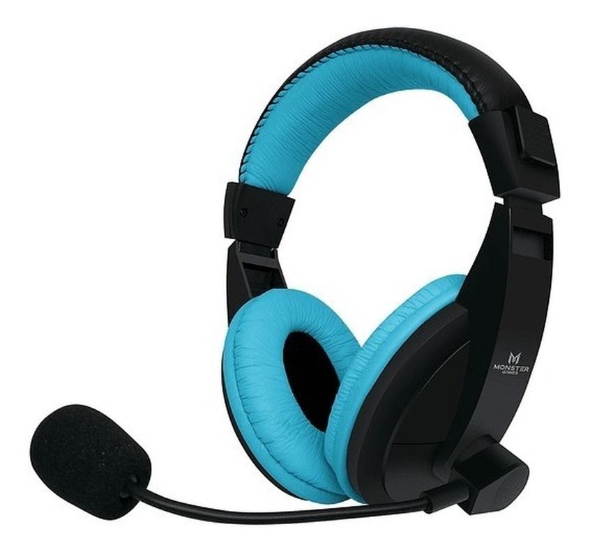 Audifono Gamer Monster 550 Azul-1