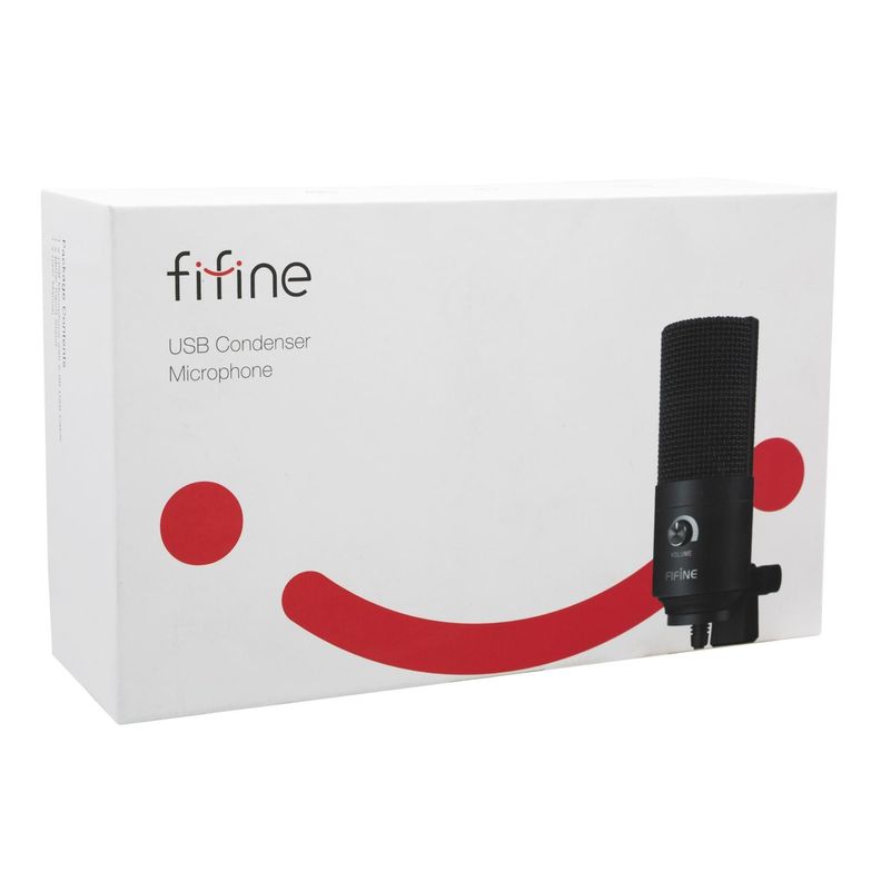 MICRÓFONO CONDESADOR NEGRO USB K669B (6951613991640) FIFINE-0