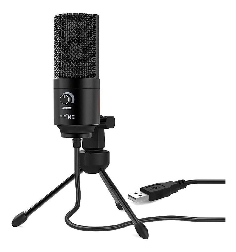 MICRÓFONO CONDESADOR NEGRO USB K669B (6951613991640) FIFINE-2