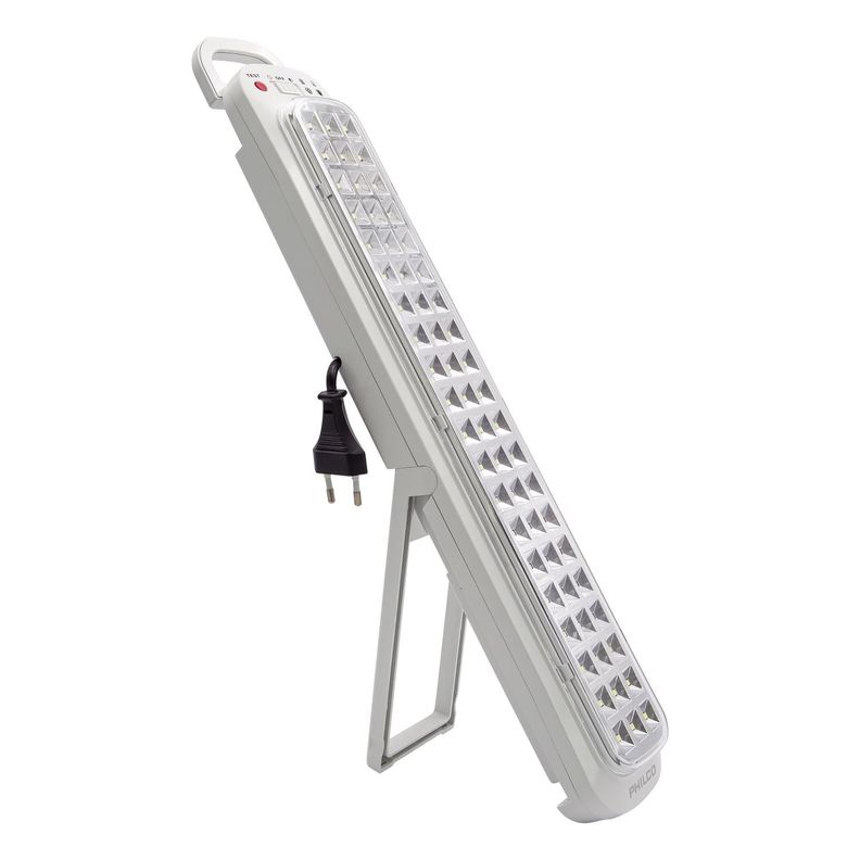 LAMPARA DE EMERGENCIA PHILCO 60 LED ILUMINACION ALTA Y BAJA-2