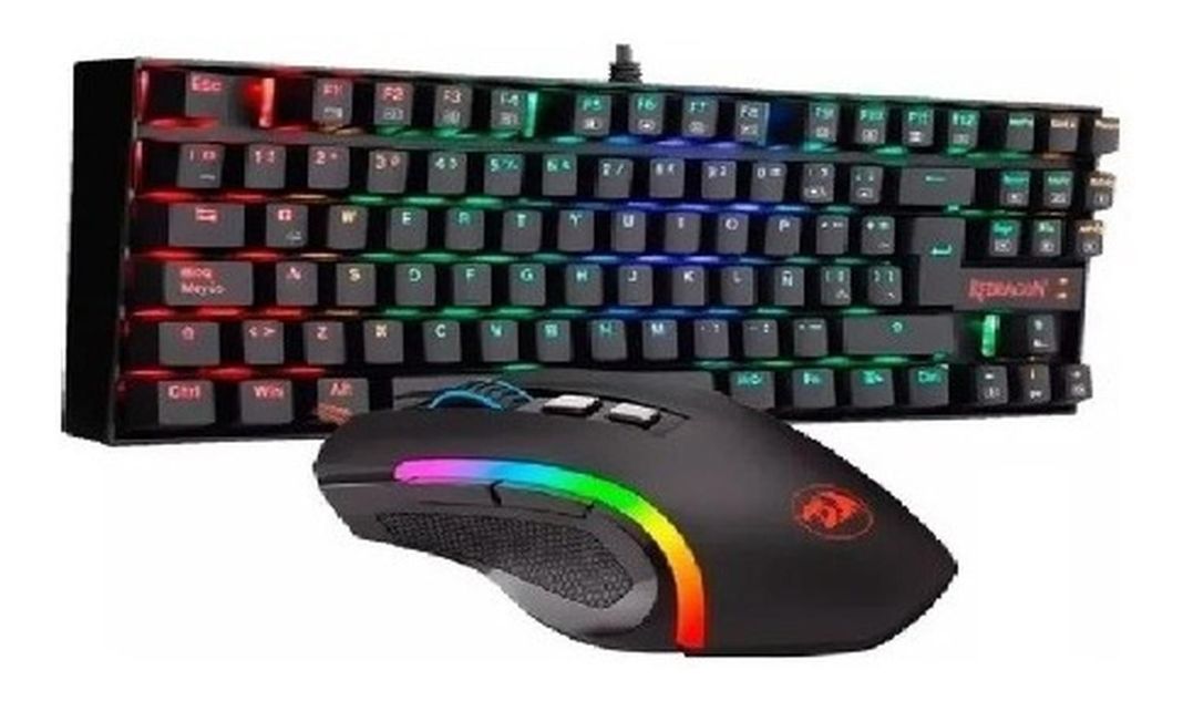 COMBO 2 EN 1 KEY RGB MEC KUMARA + MOUSE K552RGB-BA-SP REDRAGON-2