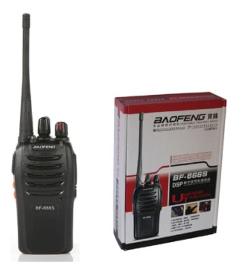 RADIO TRANSMISOR 2 VÍAS BF-666S 400-470Mhz BAOFENG-0