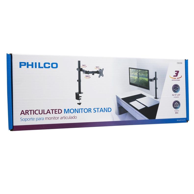 SOPORTE MONITOR SIMPLE PARA MESA 13 A 32-0