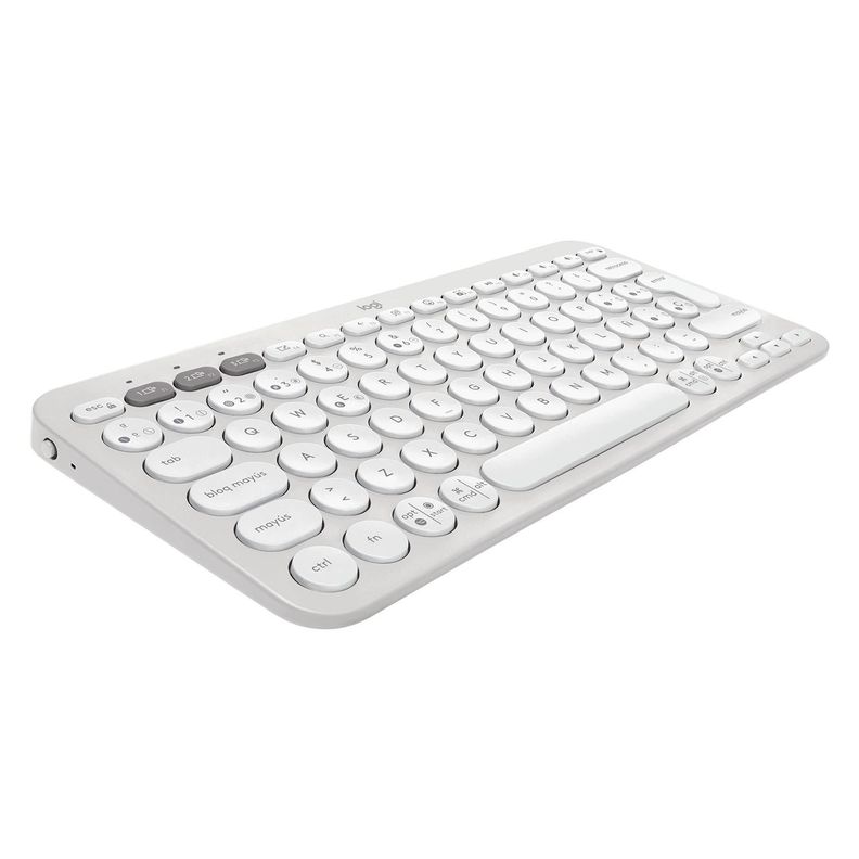 Teclado Logitech Pebble Keys 2 K380s blanco-0