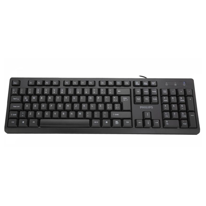 TECLADO ALAMBRICO SPK6234B-2