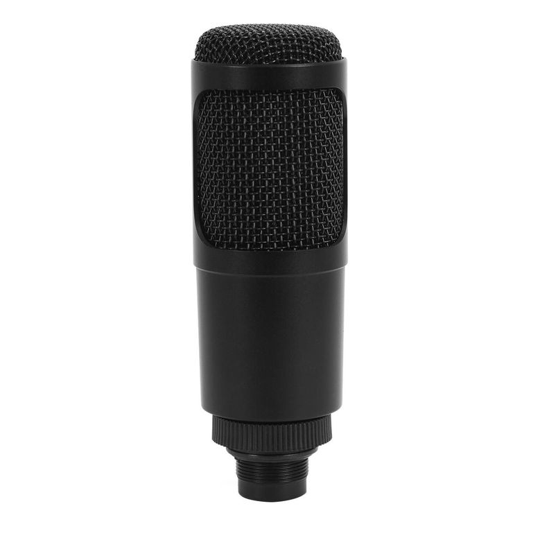 STUDIO MICROPHONE CON TRIPODE NEGRO-3