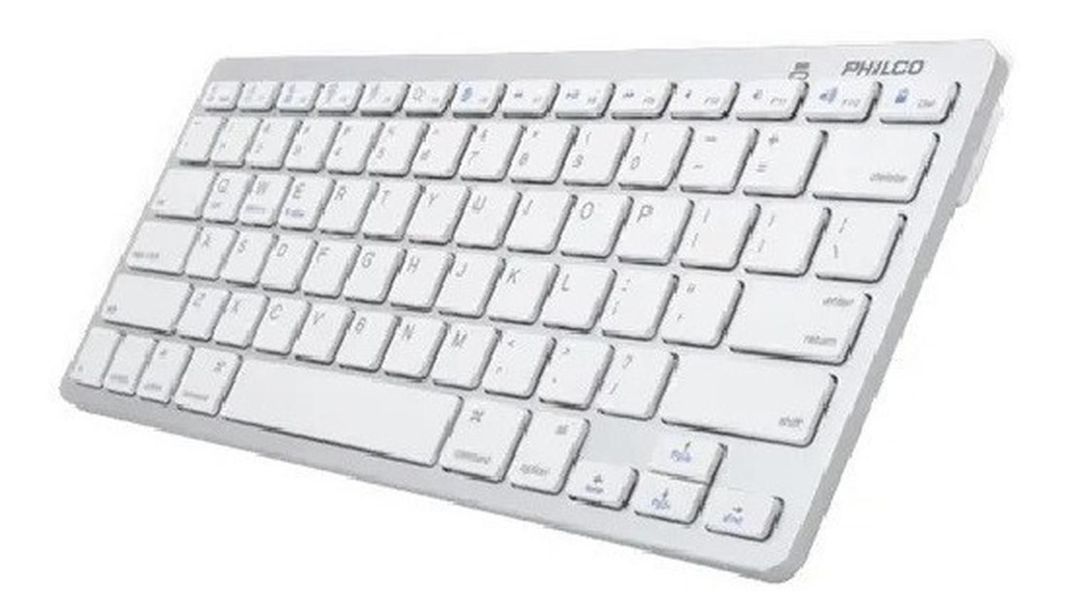 MINI TECLADO INALAMBRICO BLUETOOTH PARA APPLE/iPAD/iPHONE/MACBOOK PHILCO-0