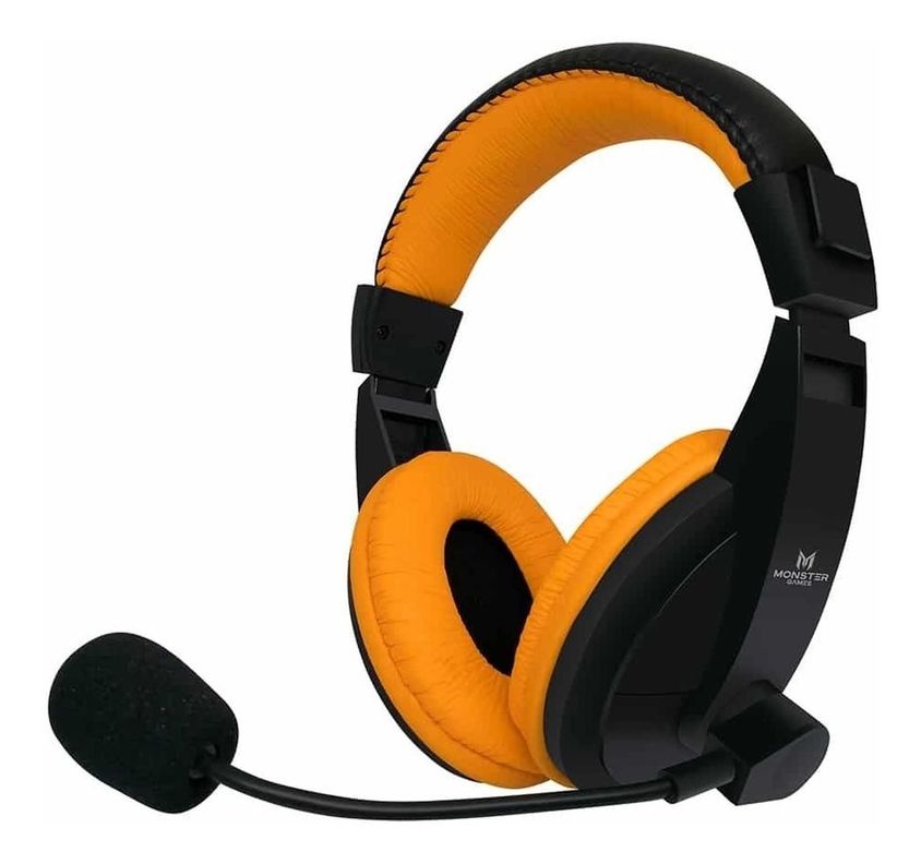 Audífonos Gamer Naranja 550 Monster-1