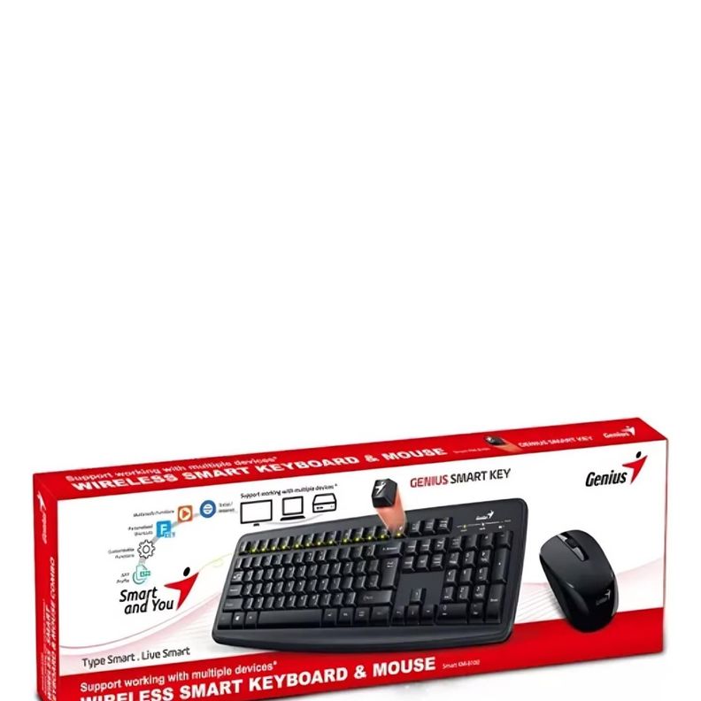 COMBO INALÁMBRICO SMART KM-8100, GENIUS KEY-2