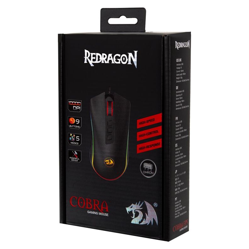 MOUSE GAMER RGB COBRA M711-0
