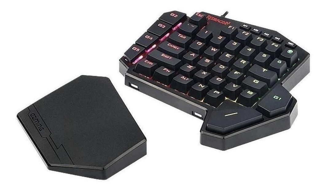 TECLADO MECANICO PARA UNA MANO DITI K585RGB REDRAGON-3