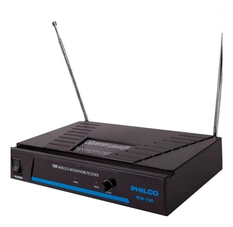 MICRÓFONO INALAMBRICO VHF KARAOKE WM700 PHILCO-2