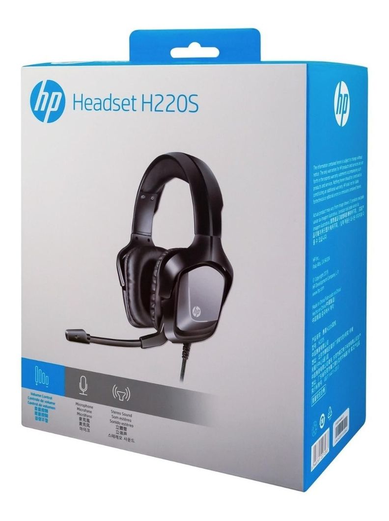 AUDIFONO GAMER 1 PLUG STEREO CON MICROFONO PC/PS4/XONE SWITCH H220S HP-0