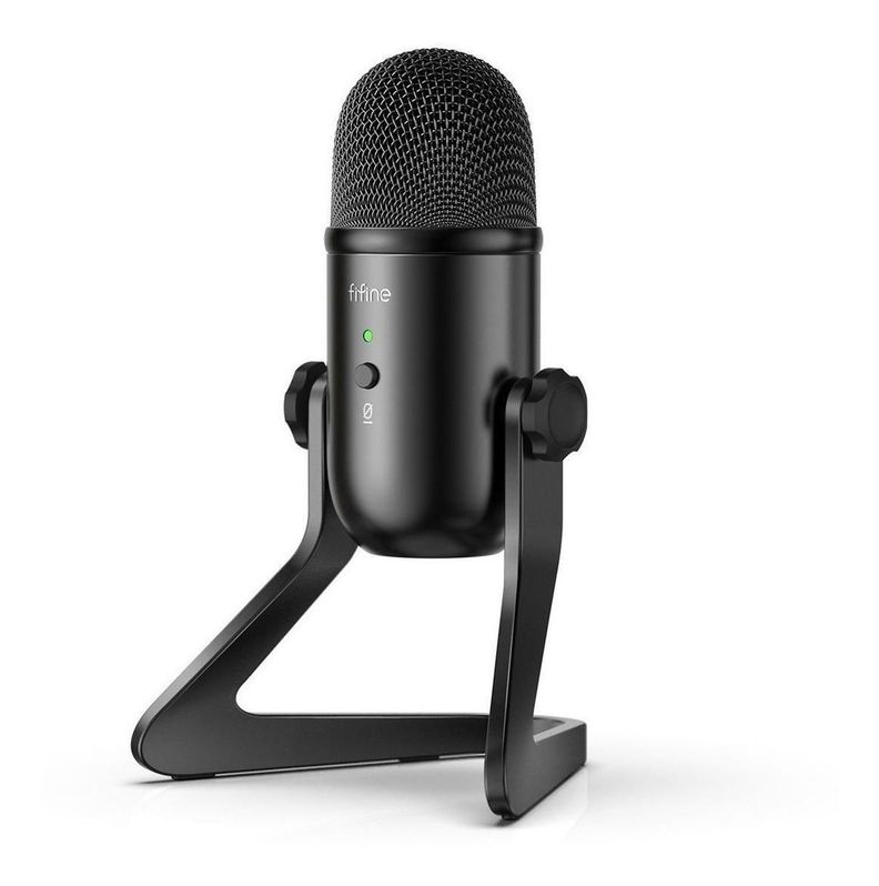 MICRÓFONO CONDESADOR NEGRO USB K678 (68062718806800) FIFINE-0