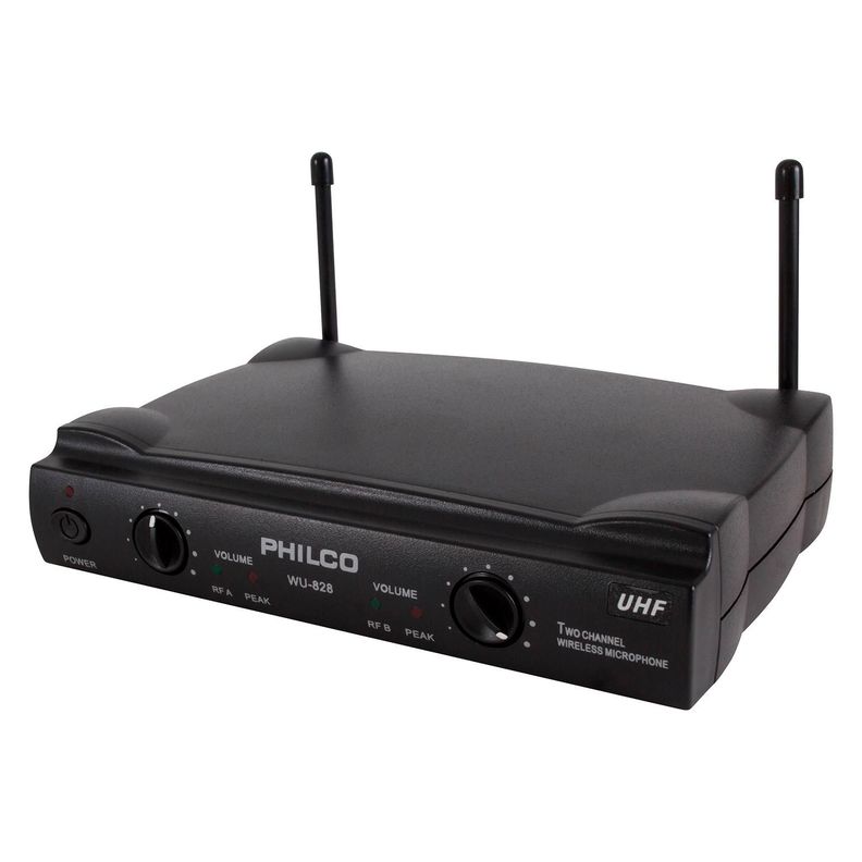 SET 2 MICROFONOS INAL UHF PHILCO-2