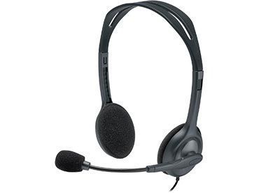 Audifono Con Microfono Logitech H111 Stereo Multidispositivo Color Negro-1