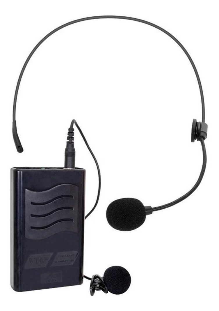 MICROFONO INALAM 2 EN 1 CINTILLO/SOLAPA VHF PHILCO-1