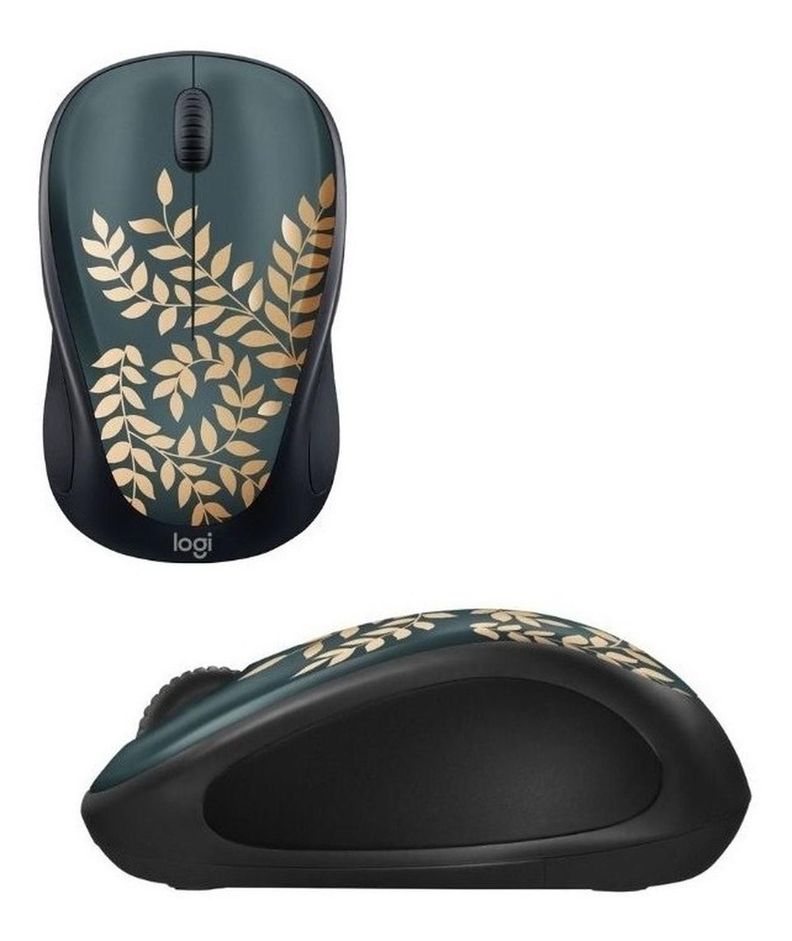 Mouse Logitech M317c Inalambrico Golden Garden Black-0