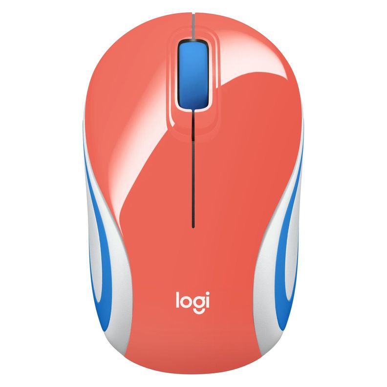 Mouse Mini INALAM M187 Refresh CORAL 910-005362 LOGITECH-1