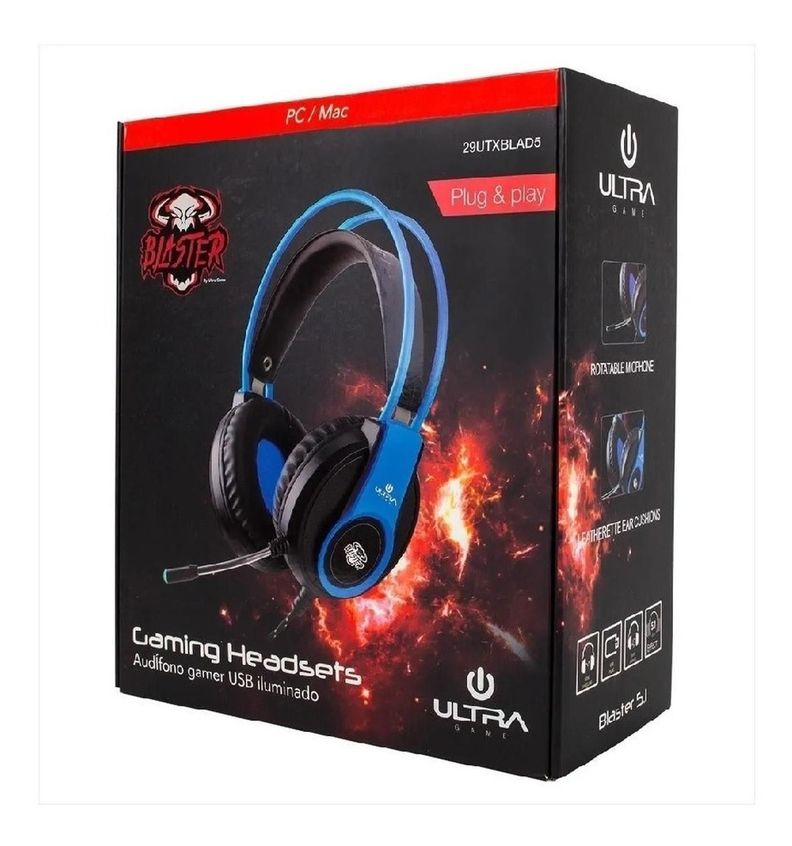 AUDIFONO GAMER USB 5.1 RETROILUMINADO ULTRA-3