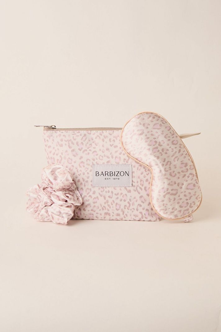 SET COSMETIQUERO MUJER BARBIZON LINDA ANIMAL PRINT CLARO