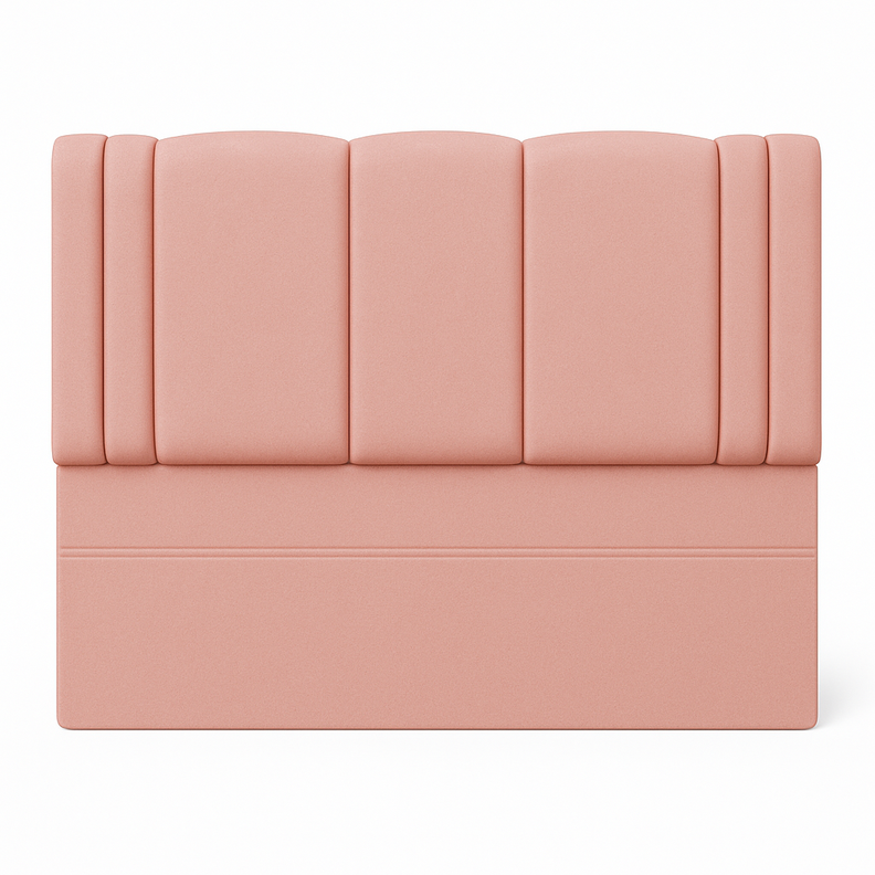 Respaldo De Cama 2 Plazas Milano Rosado