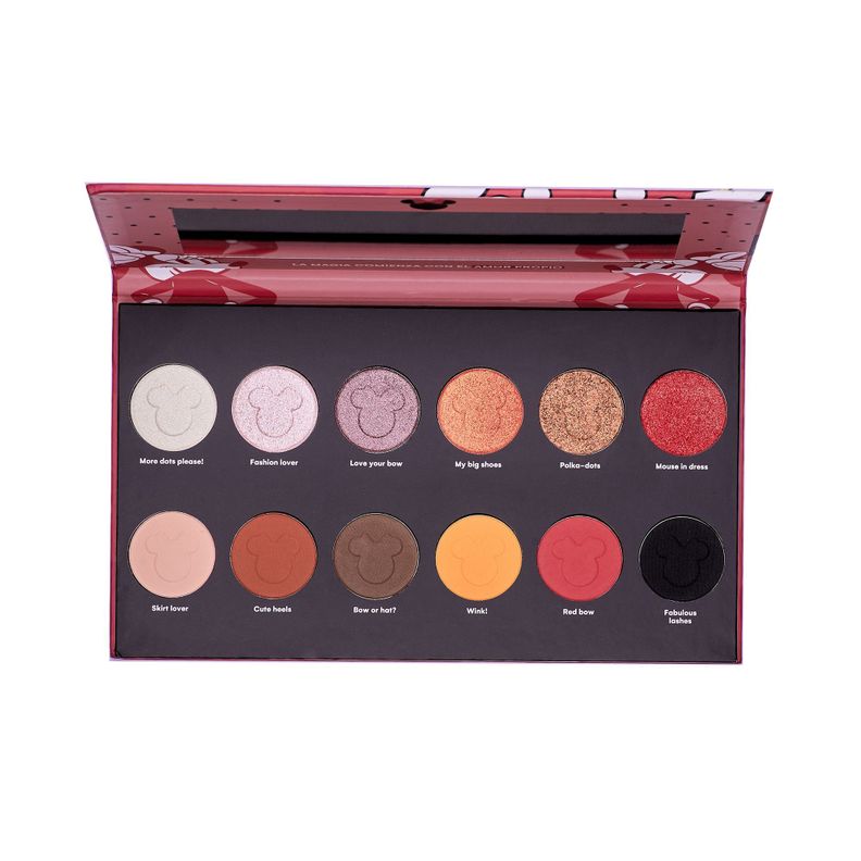 Paleta de Sombras Minnie Mouse 12 Colores Etienne-2