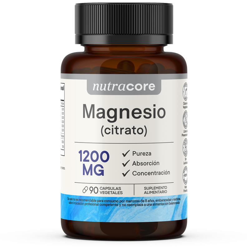Citrato De Magnesio 1200mg - 90 Cápsulas - NutraCore-0