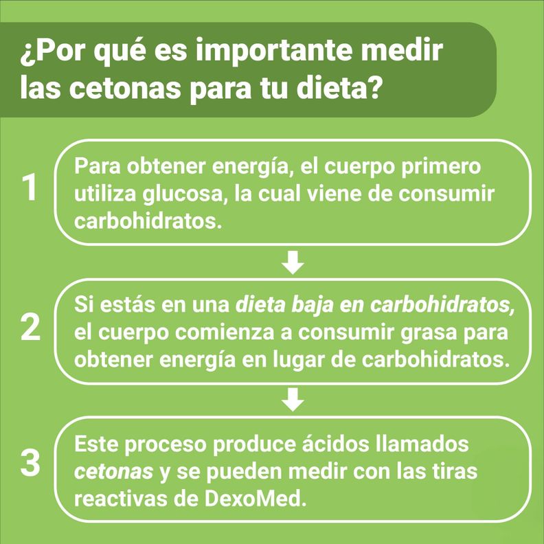 Tiras Reactivas Dexomed Para Medir Cetonas en Orina Keto (100 U.)-4
