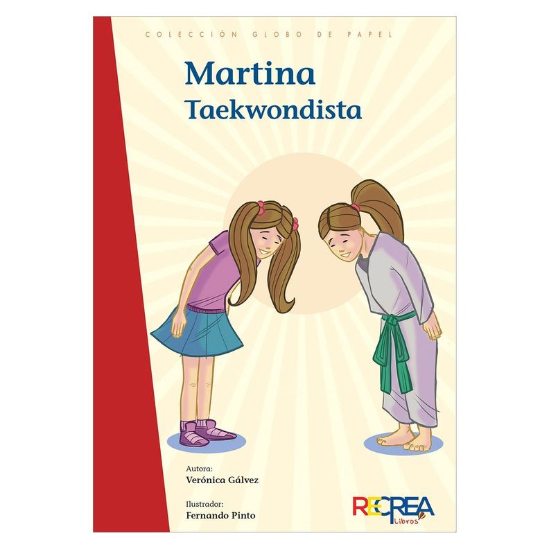 LIBRO INFANTIL RECREALIBROS MARTINA TAEKWONDISTA-0