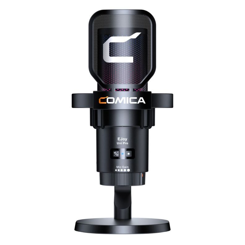 Micrófono Profesional Cardioide Inalámbrico Ejoy Uni Pro Usb-c, Rgb, Gamer, Teléfono, Podcast-3