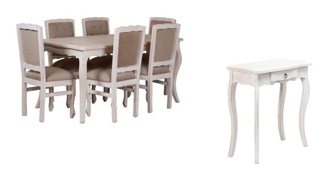 Comedor 90x160 Beige + Mesa de Arrimo-0