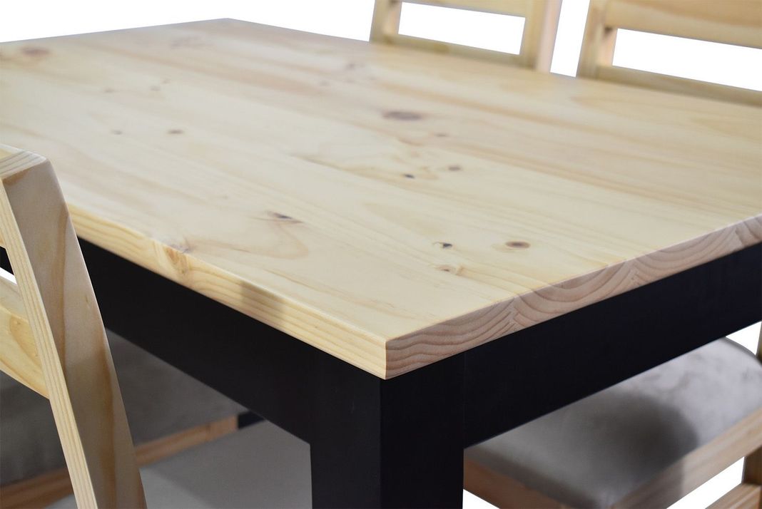 Comedor Carpintero 4 Sillas Tapiz Beige-3