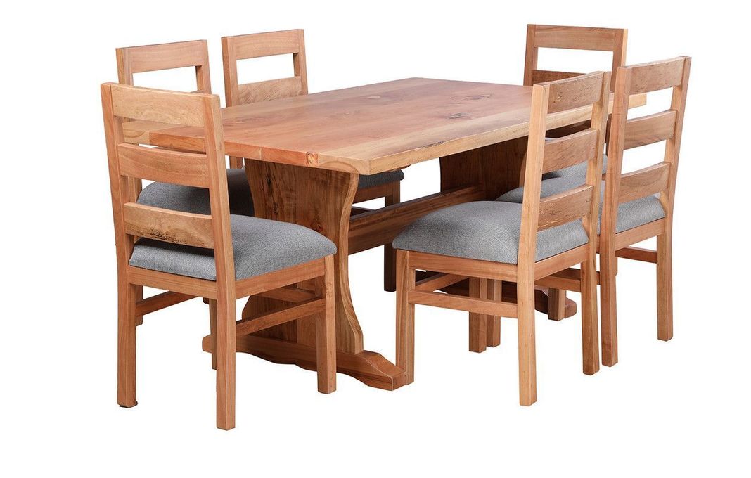 Comedor 6 Sillas Fraile Cafe Claro