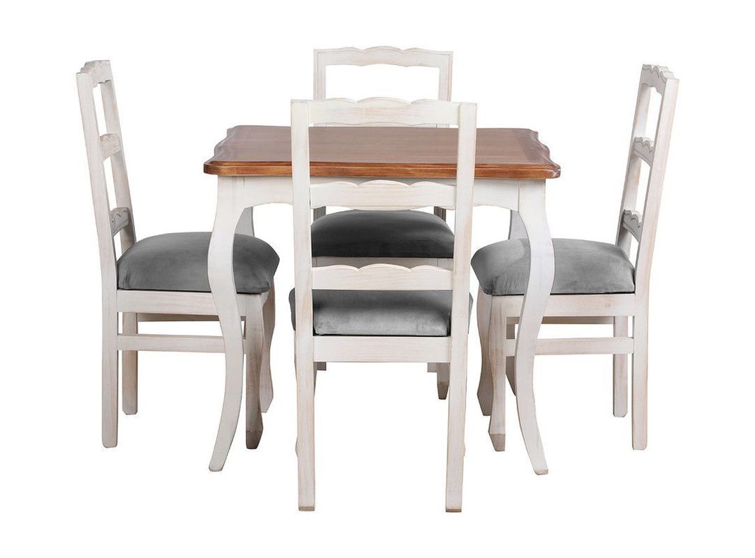 Comedor Normando 100x100 - 4 sillas-1