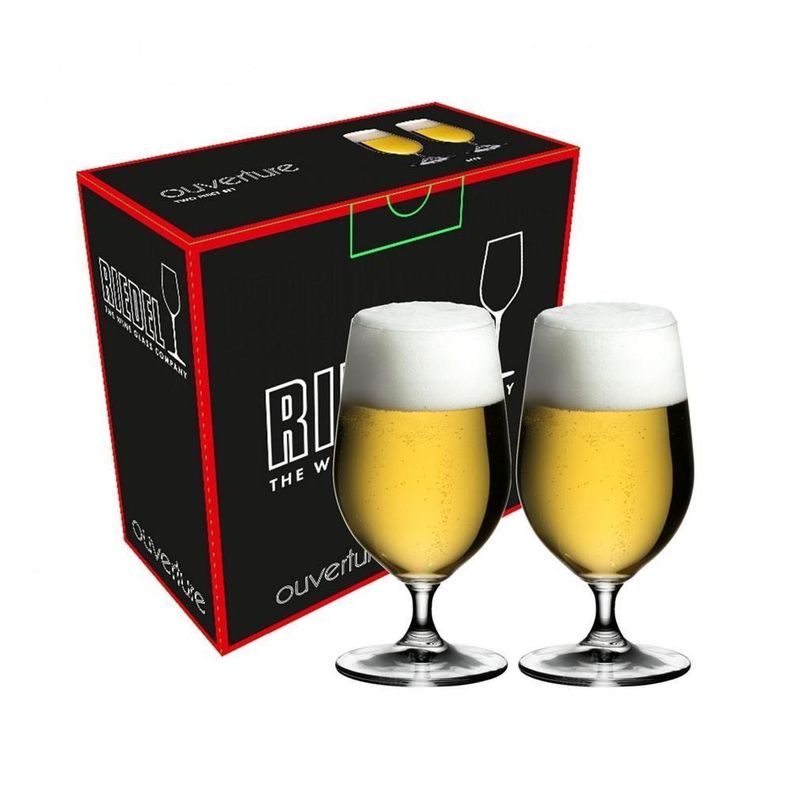 Set 2 copas de cristal para cerveza Riedel-1