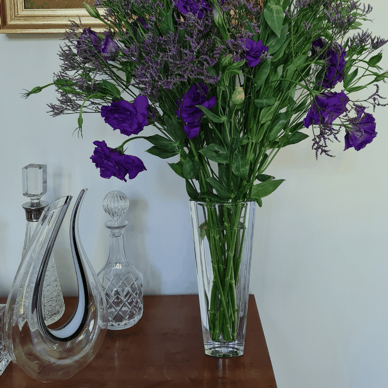BOHEMIA FLORERO TRIANGULAR 33cm-1