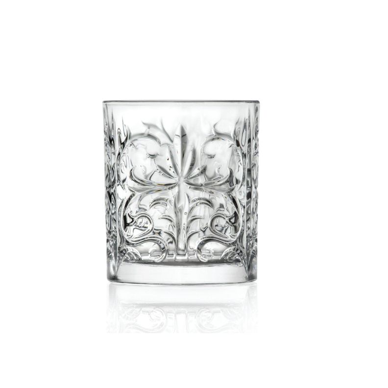 Set 4 Vasos Bajos RCR Cristal Tallado-1